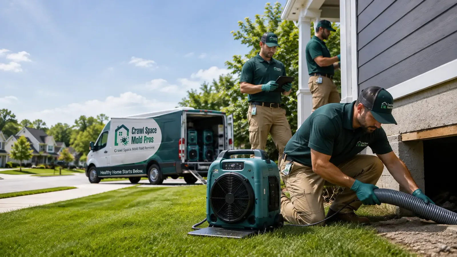 Crawl Space Mold Removal in Hartville, OH